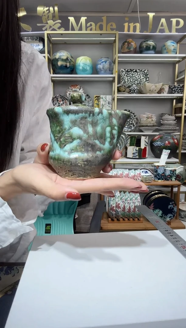 陶瓷萩烧宝瓶一只装855