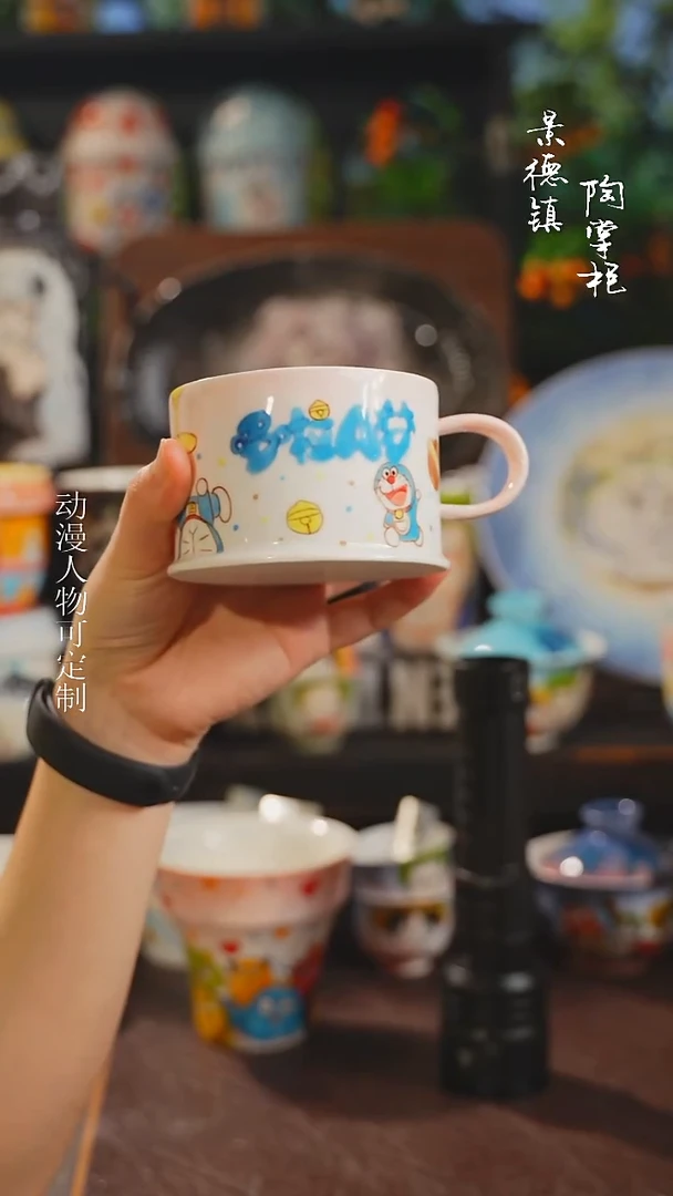 景德镇高温釉下彩纯手工手绘