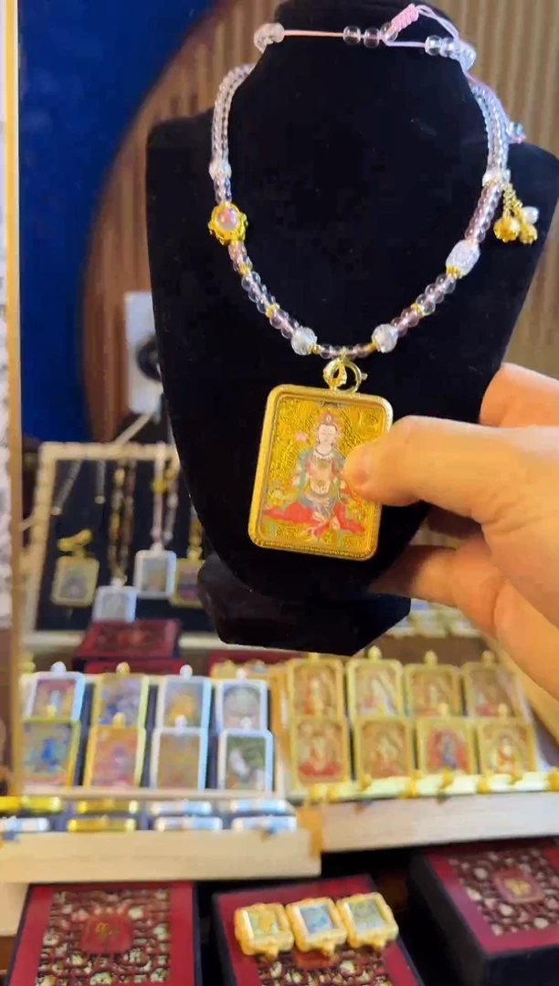 铁合金花岗石汽车唐卡挂件666