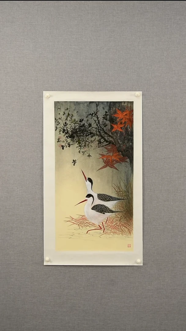 国画曲老师-花鸟-2平尺-01