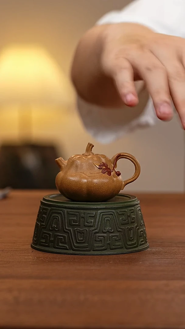 茶壶紫砂黄段南瓜黄段南瓜