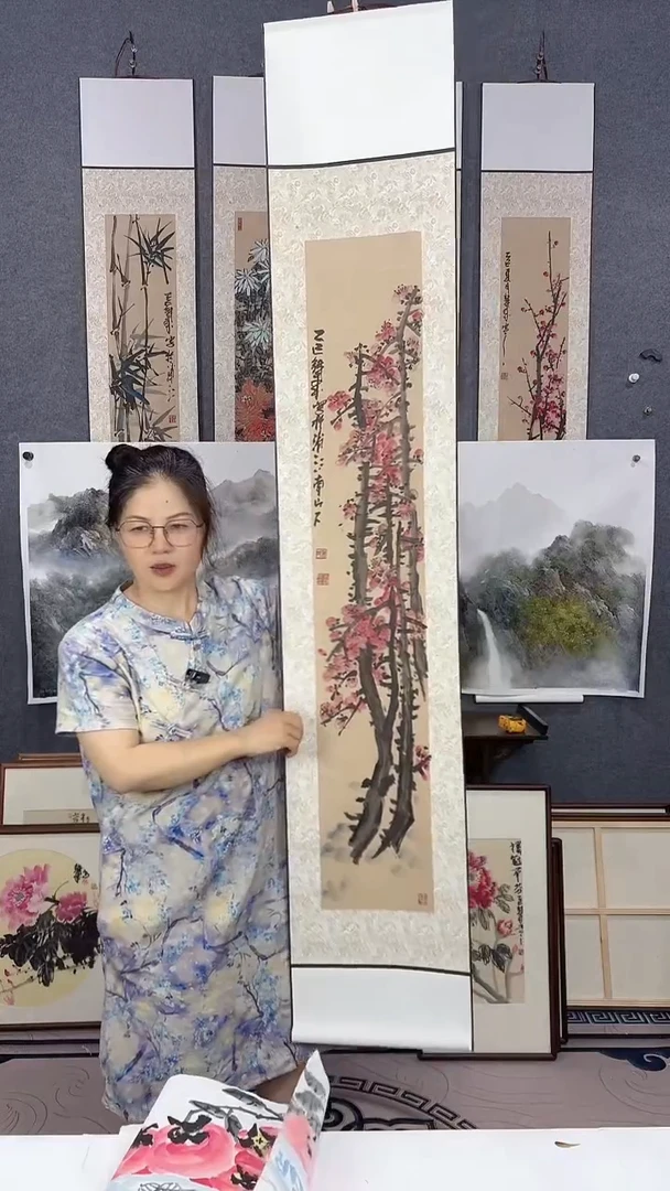 国画175*32吴铁成作品