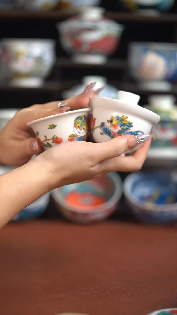 昨明小盖碗+压手杯（清仓福利）