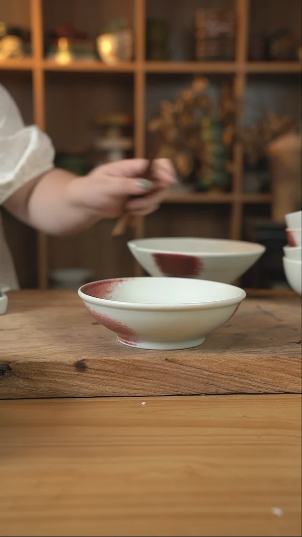 郎红系列的7英寸深盘1个