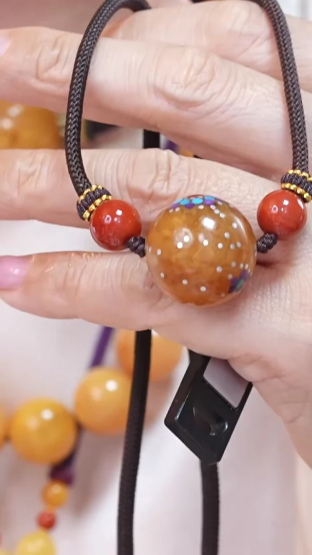 蜜蜡颈饰未镶嵌5660天然蜜蜡珠宝奇石云端妖孽全部保真