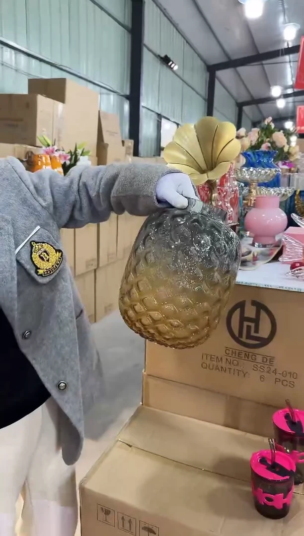 【闪购商品】无铅玻璃yoyo-花器-早45