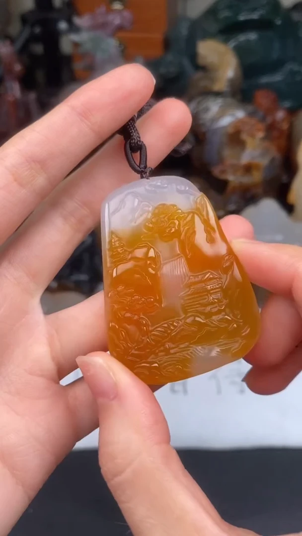 玛瑙/玉髓颈饰未镶嵌AA