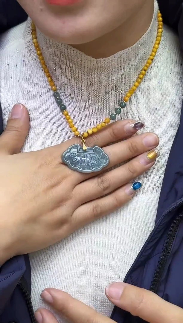 颈饰未镶嵌翡翠多样性发一件 080