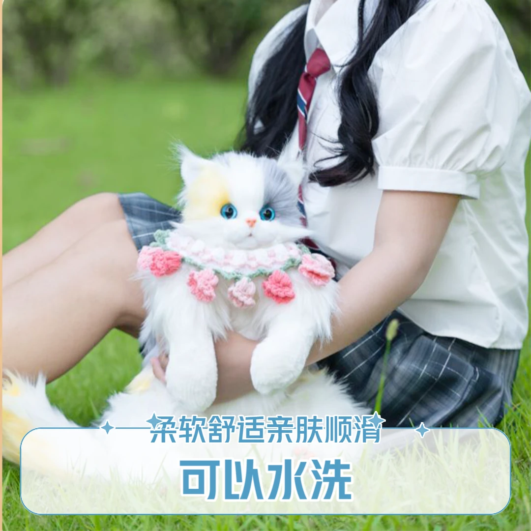 兽道仿真猫咪背包【三花色】玩偶双肩背包送女友闺蜜可爱生日礼物