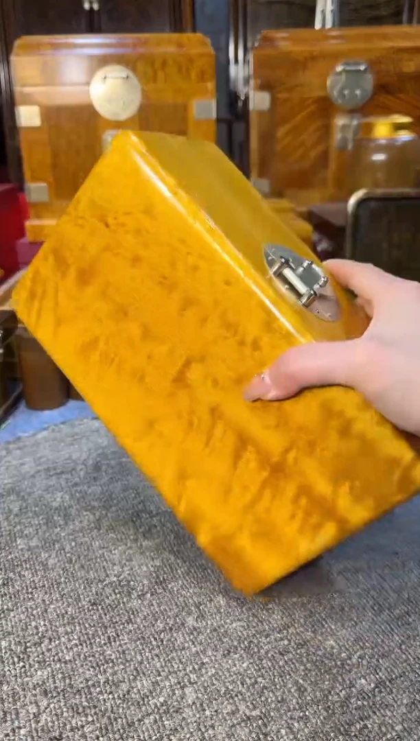 【闪购商品】乌木类成套家具精工精品大师作品首饰盒