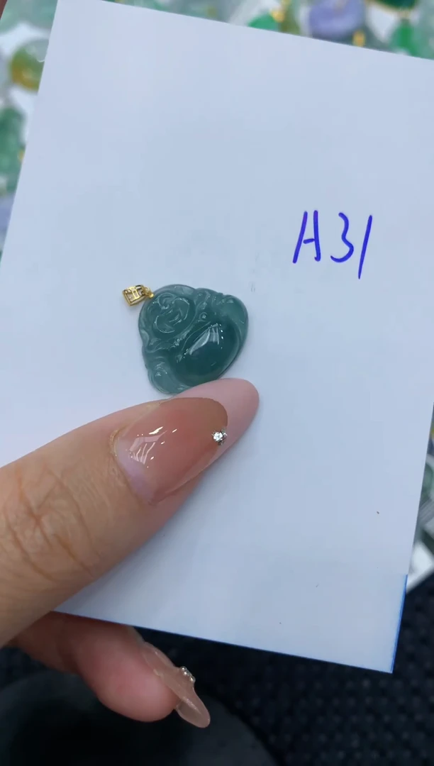 【闪购商品】翡翠颈饰18K金镶嵌111111111