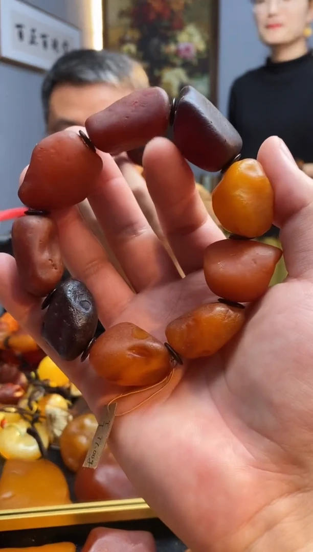 手链琥珀未镶嵌手串
