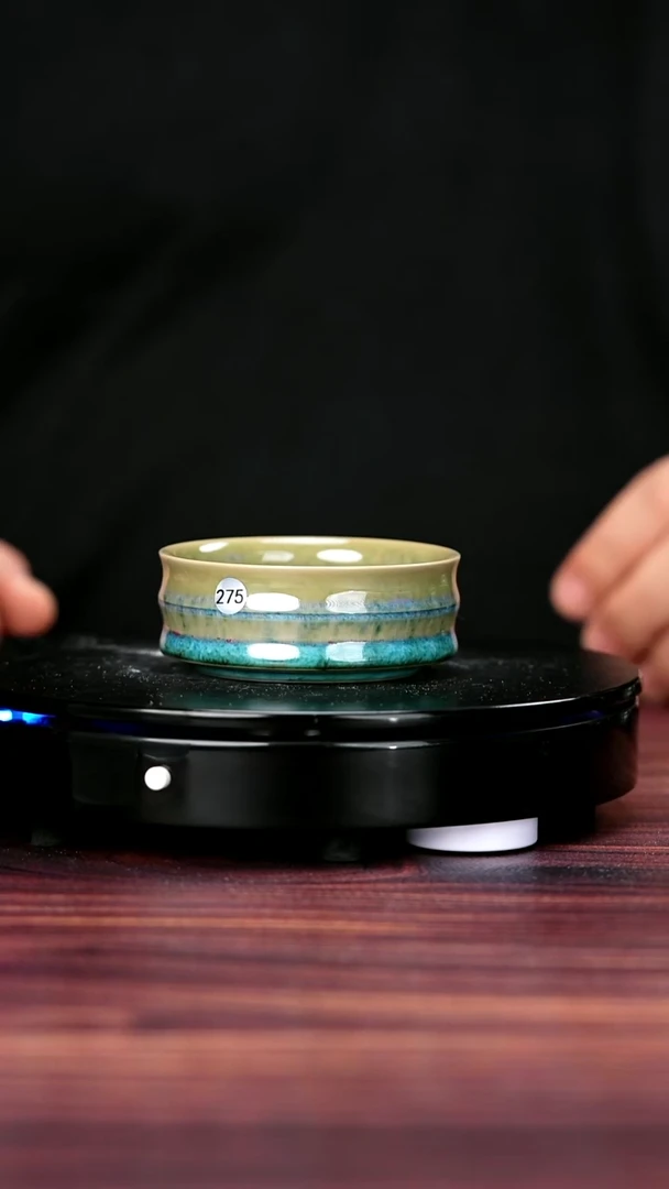 其他听*275#盼龙窑一级品原矿钧瓷竹节普洱杯