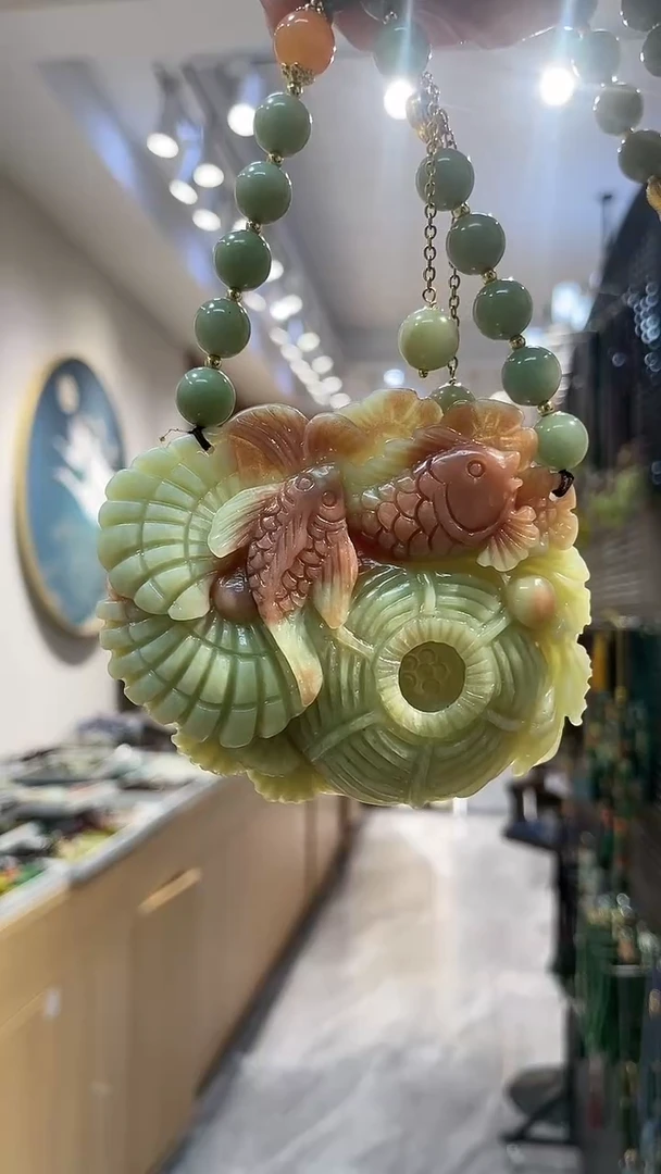 【闪购商品】岫玉颈饰未镶嵌吊坠