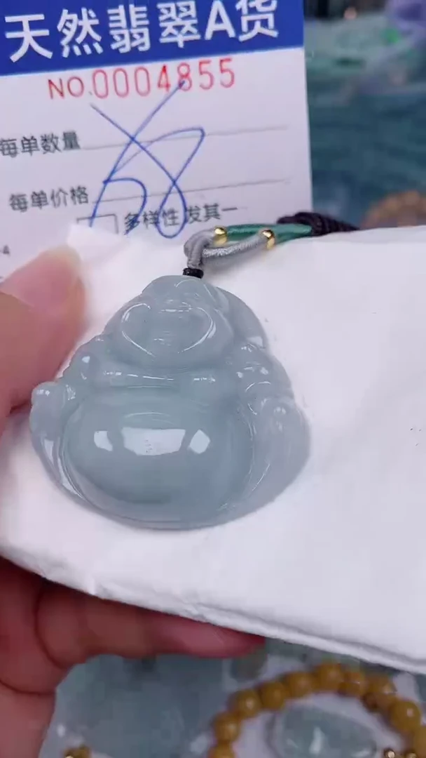 翡翠未镶嵌颈饰00004855