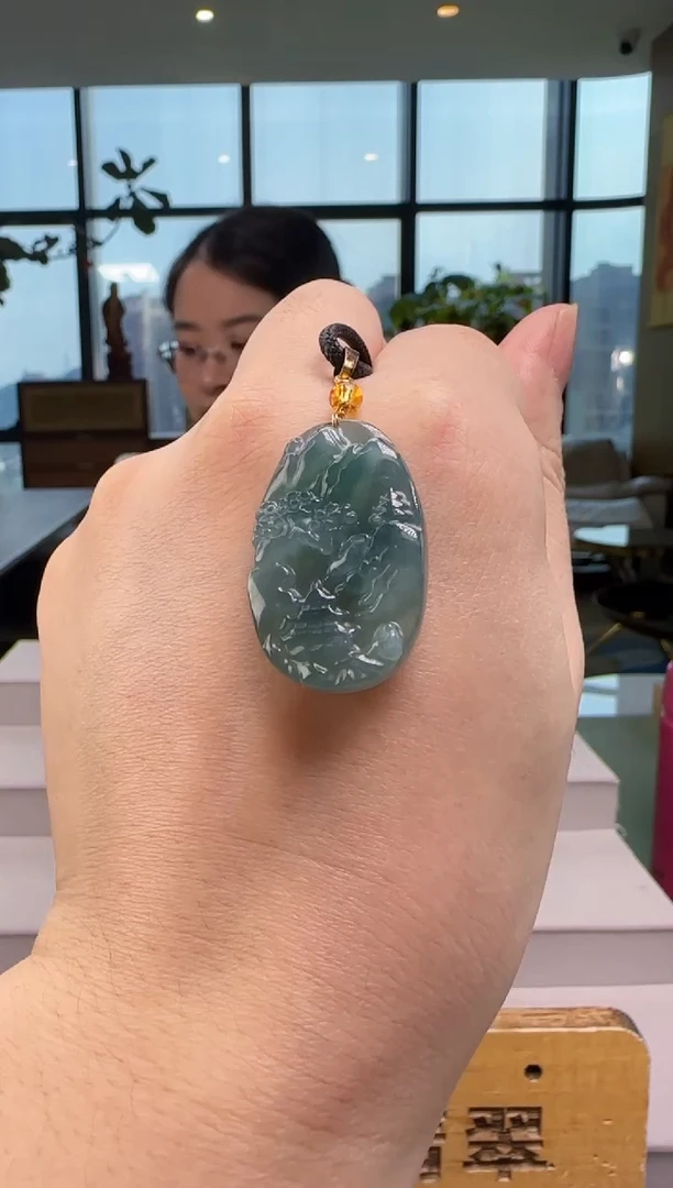 颈饰合金翡翠多样性发其一YJ@@JYYWL00050