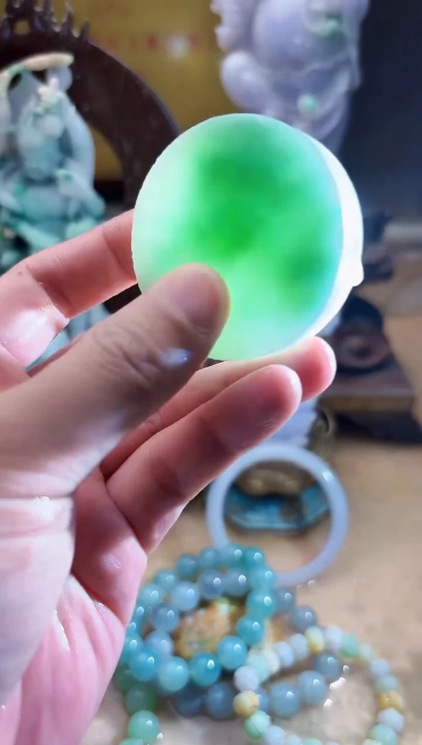 未镶嵌挂件翡翠A货张麦9206