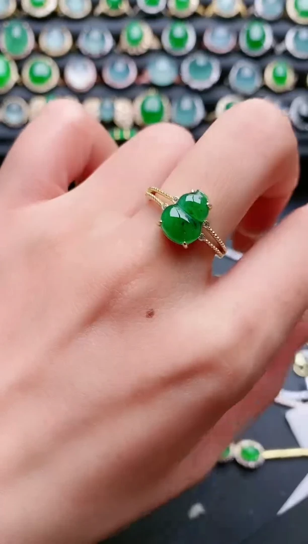 【闪购商品】翡翠戒指银S925镶嵌111111