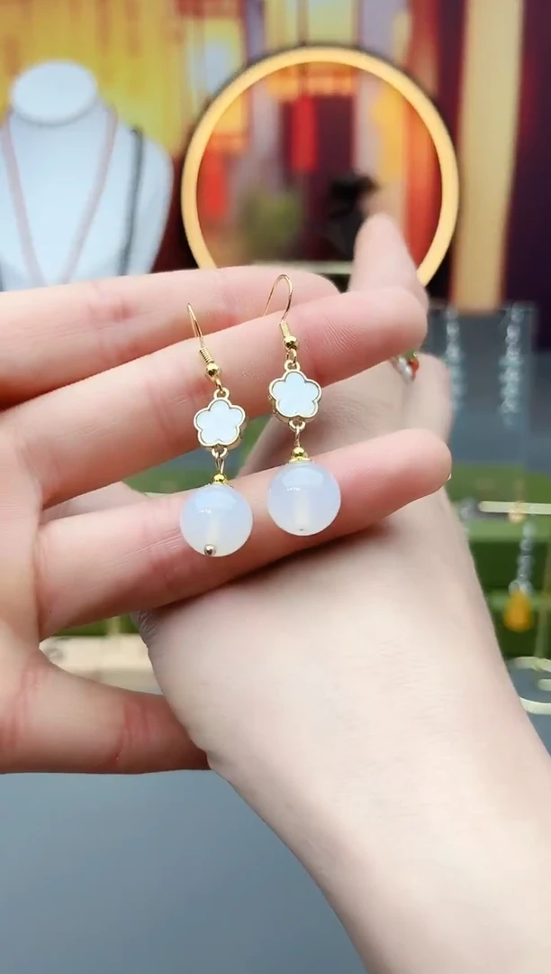 未镶嵌耳饰玛瑙/玉髓227000