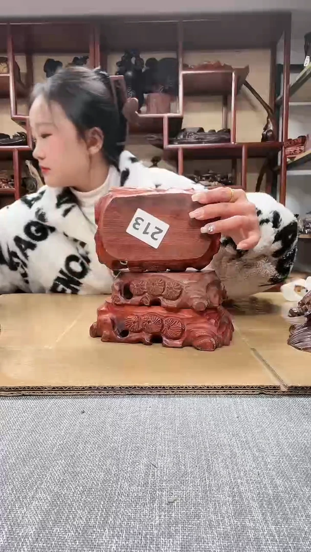 【闪购商品】贡木 红木底座工艺品收藏