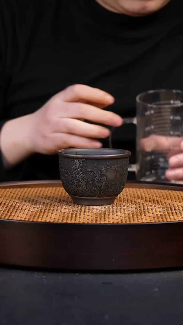 茶杯紫砂宜兴全手工紫砂杯