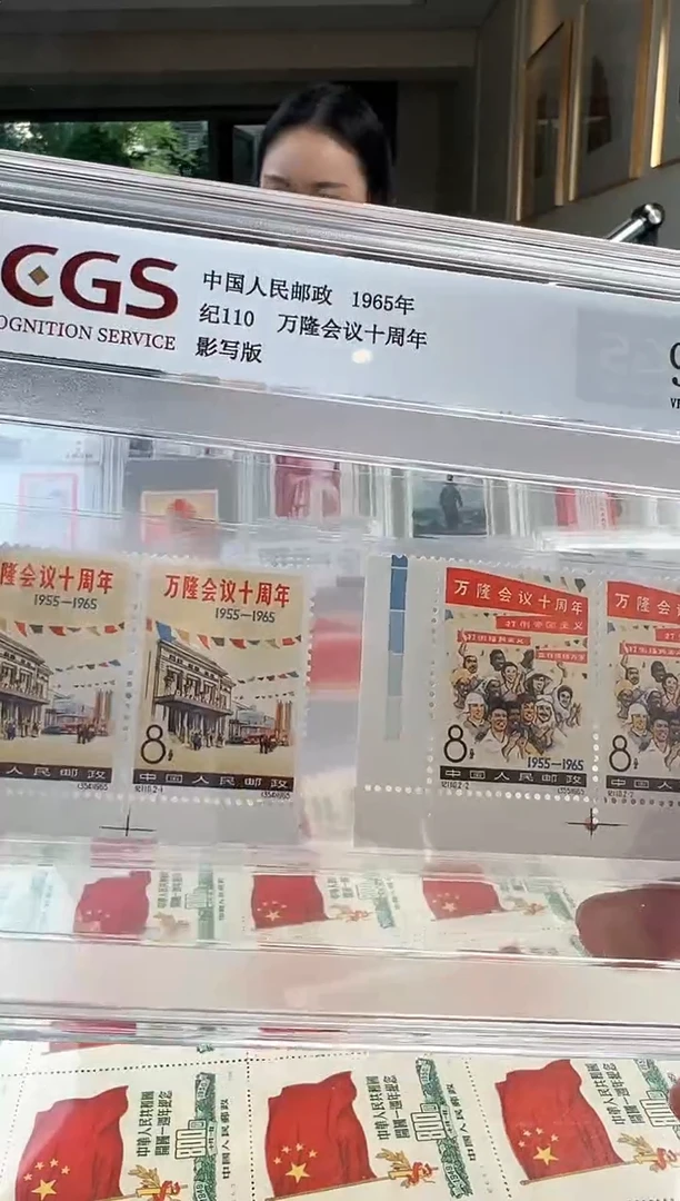 纪110万隆会议 双联左下直角边带色标