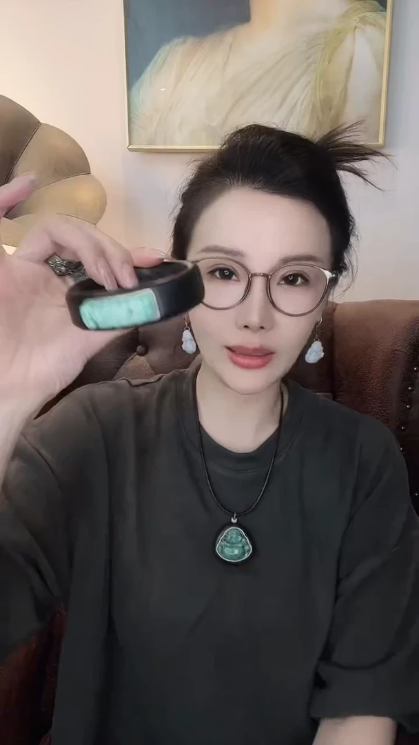 颈饰未镶嵌翡翠秋*f翡翠E638