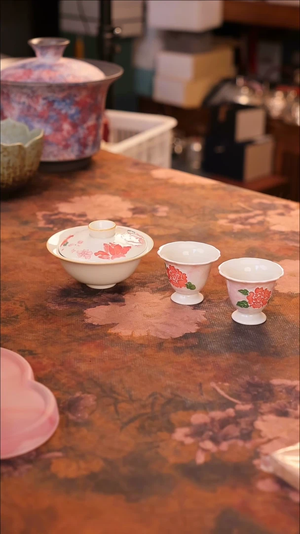 【闪购商品】陶瓷茶具（无礼盒无茶盘）@@A11992