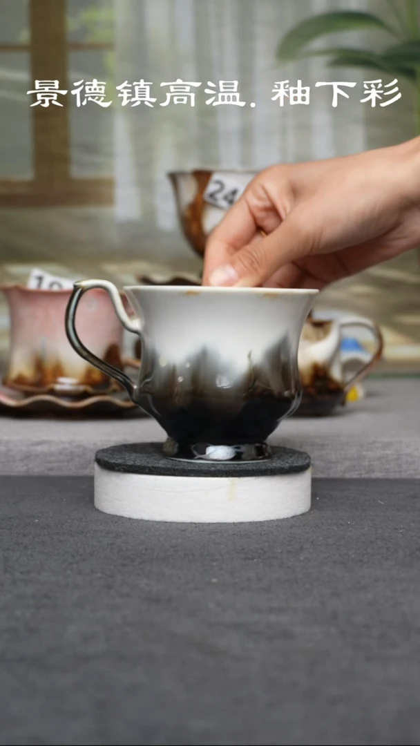 杯子瓷146景德镇手工手创杯子