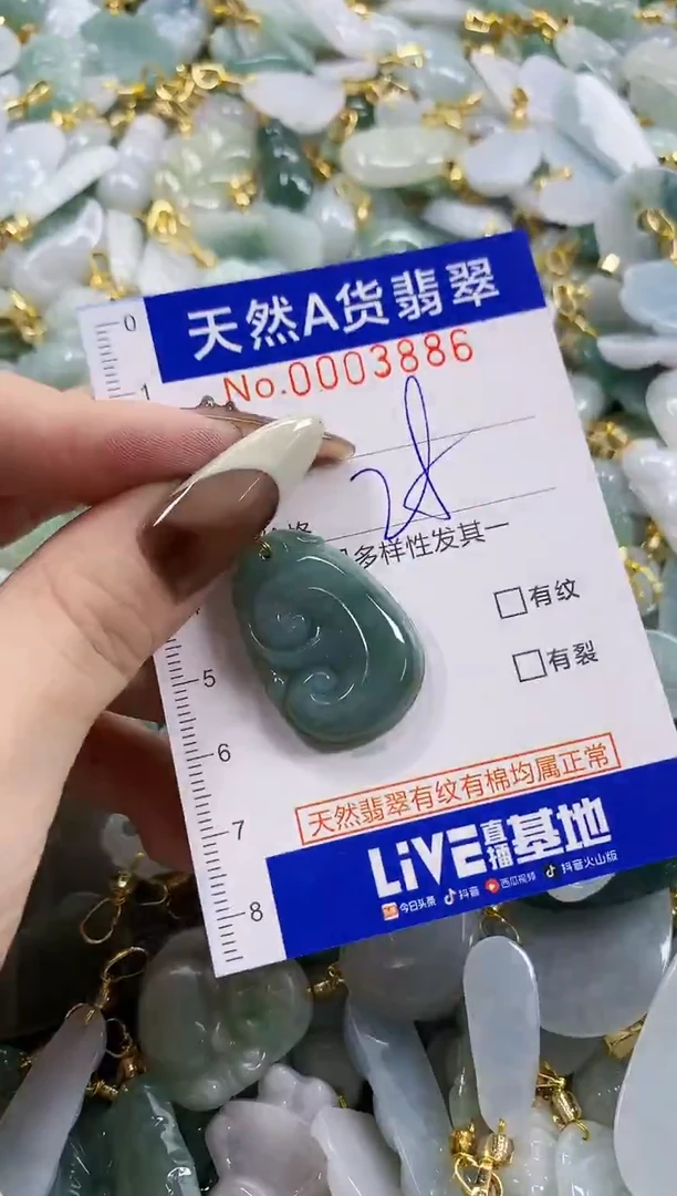 颈饰未镶嵌翡翠天然A货翡翠