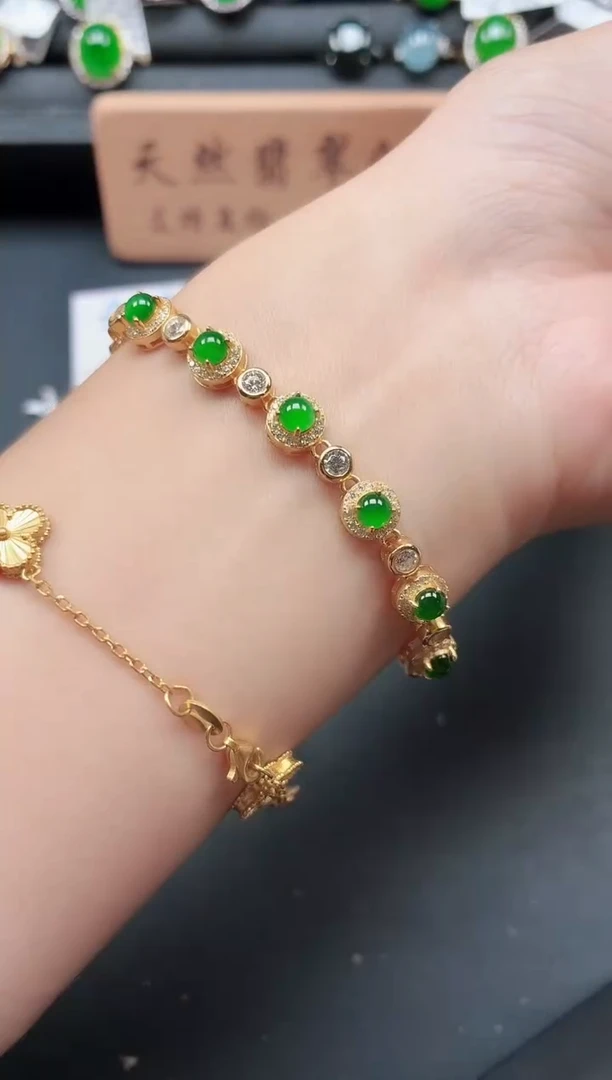 银S925镶嵌戒指翡翠1111