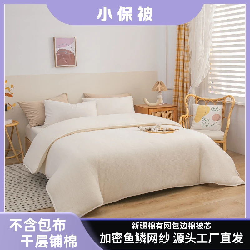 【小保被】4斤-10斤 新疆棉花被芯  四周包边款  T