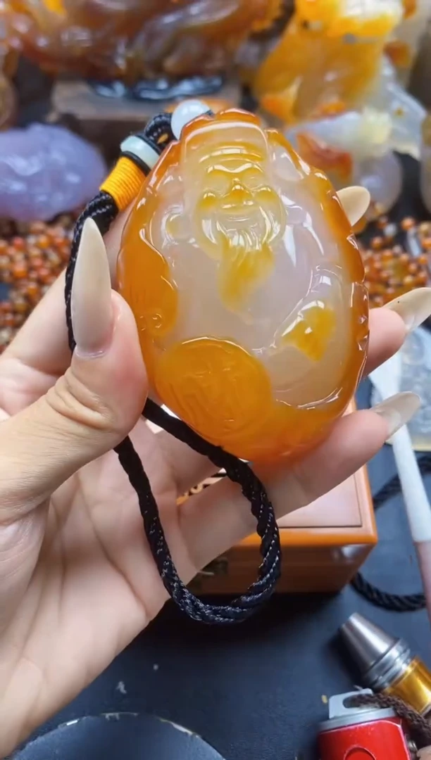 玛瑙/玉髓挂件未镶嵌ll