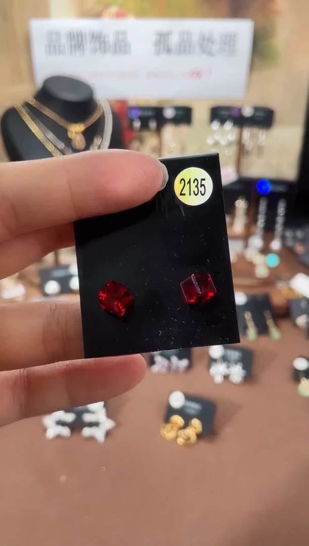 合金925银锆石豆2135