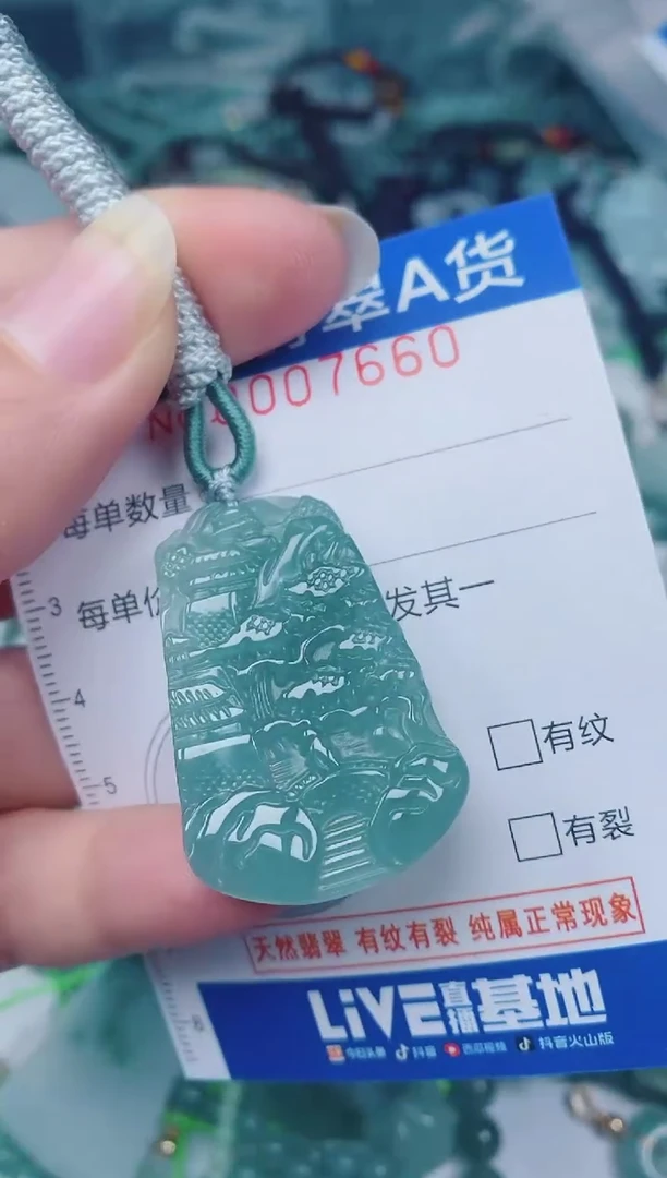 颈饰未镶嵌翡翠00007660