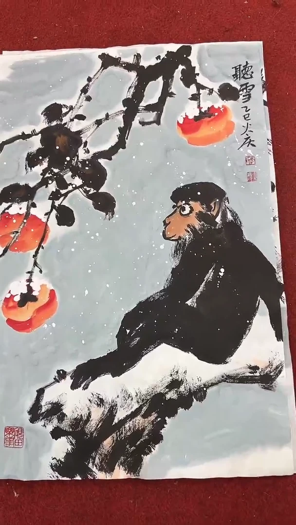 国画李火庆/国画/花鸟