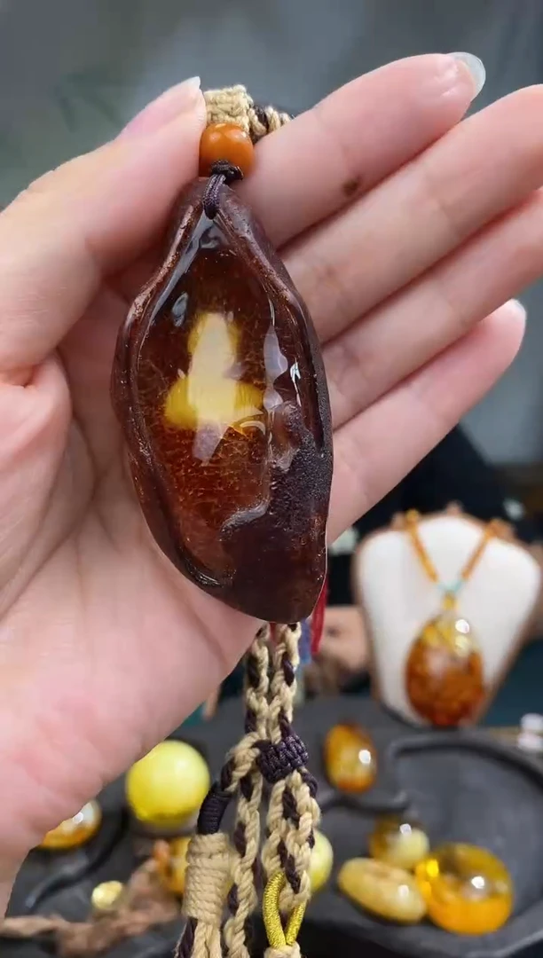 裸石琥珀未镶嵌基地发货 一物一证 顺丰包邮