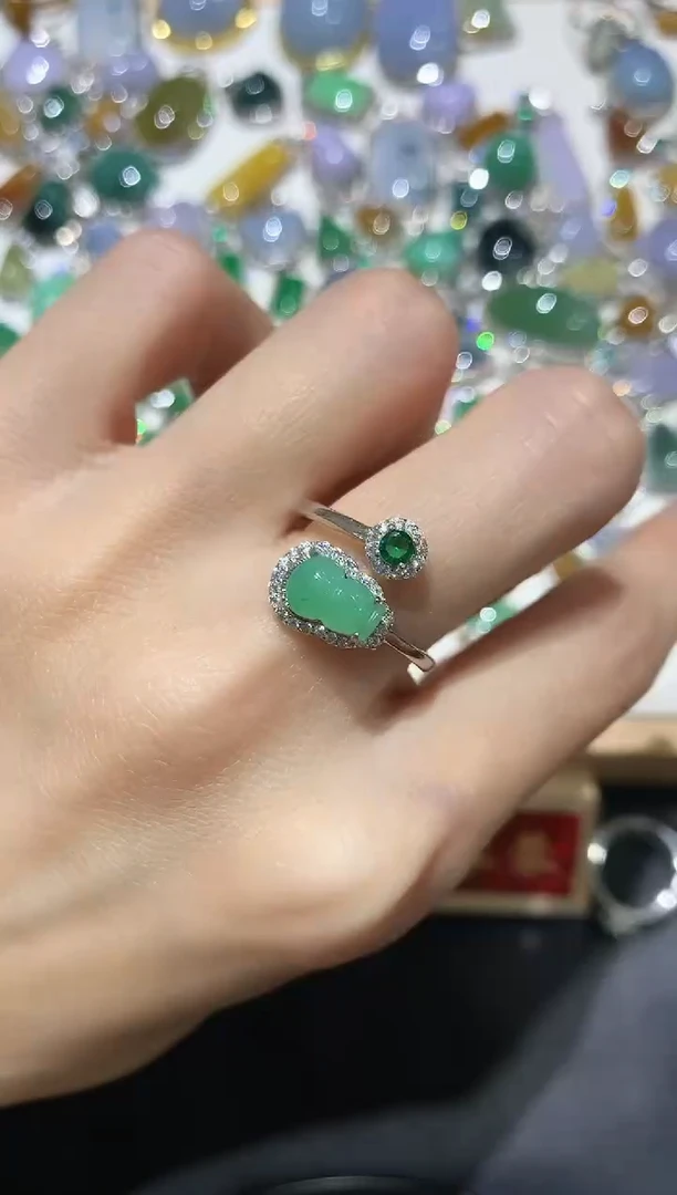 【闪购商品】翡翠吊坠(不含链)银S925镶嵌团购26
