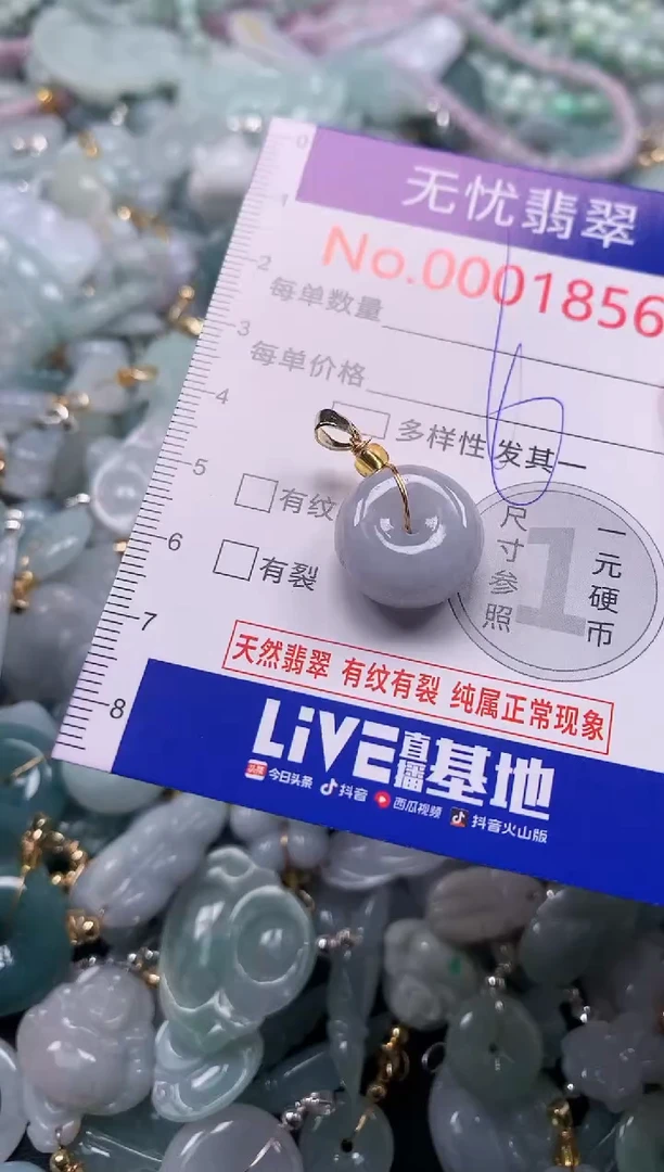 吊坠(不含链)未镶嵌翡翠1856