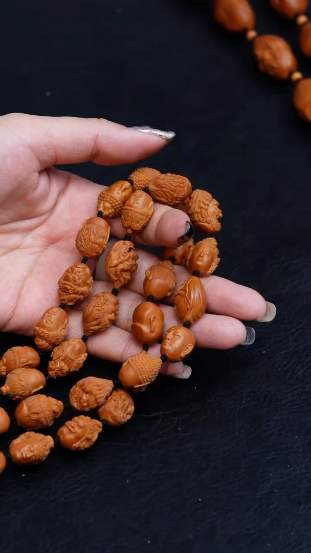【闪购商品】橄榄核手串/手链13尺寸36万佛脖挂