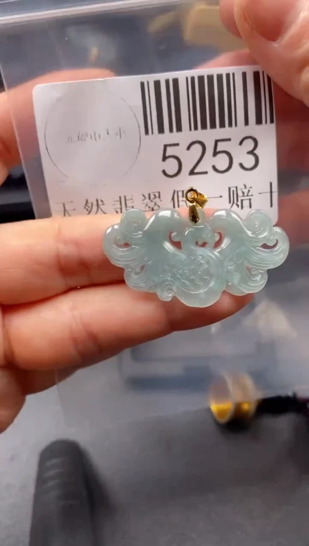 翡翠未镶嵌吊坠(不含链)5253