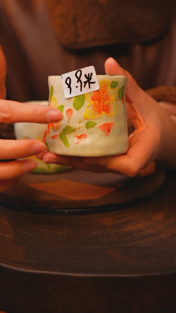 【闪购商品】瓷片景德镇手绘瓷器高温釉下彩---