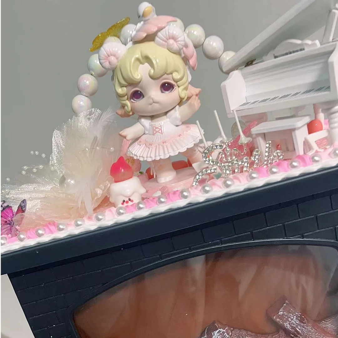 正版大娃DIY壁炉灯奶油胶可爱创意学生少女心手作