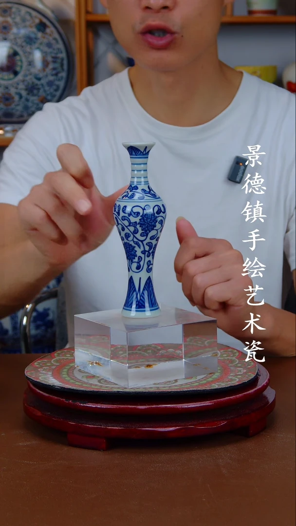 现代景德镇手工手绘陶瓷摆件8