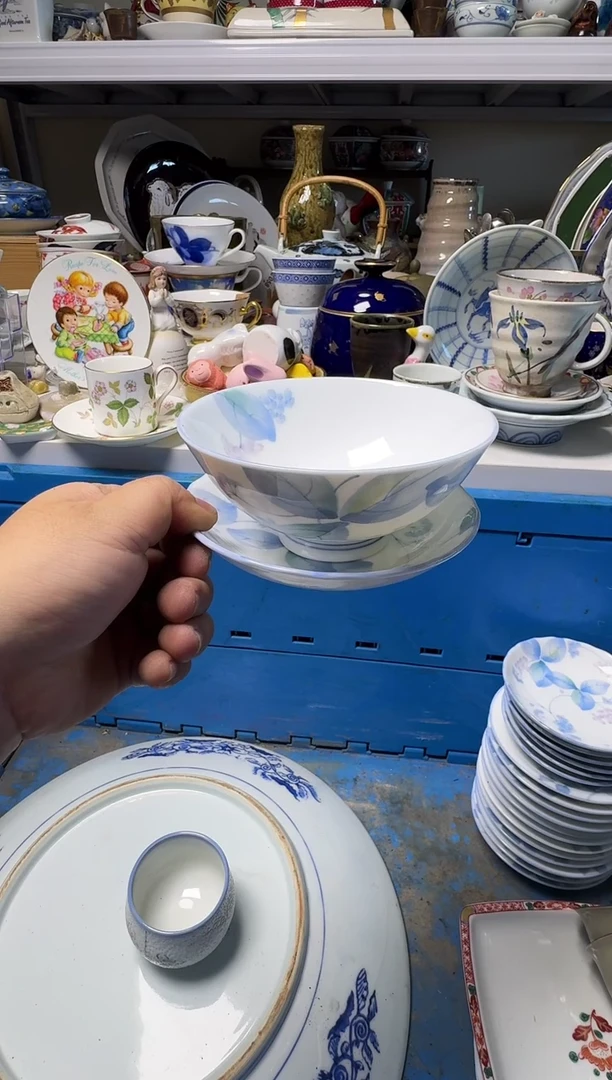 中古瓷器，默认微瑕给***肠-给你溜肥肠