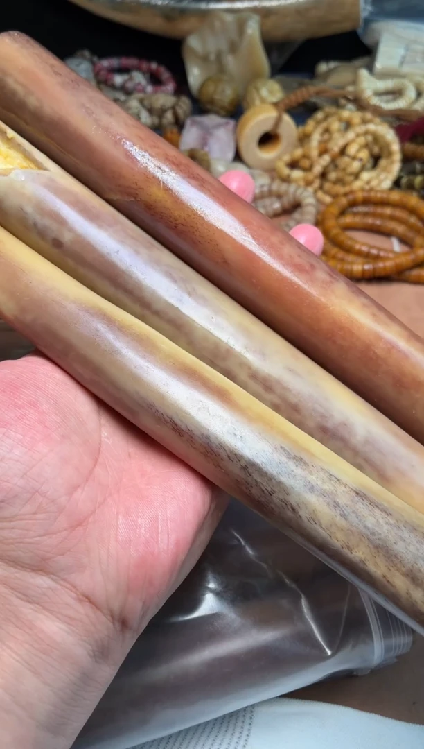 牛骨其他杂件84-鸵鸟骨瑕疵