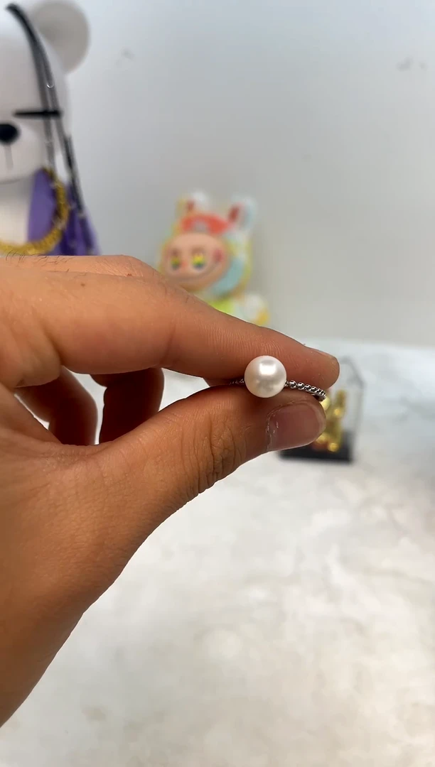 未镶嵌戒指海水珍珠1