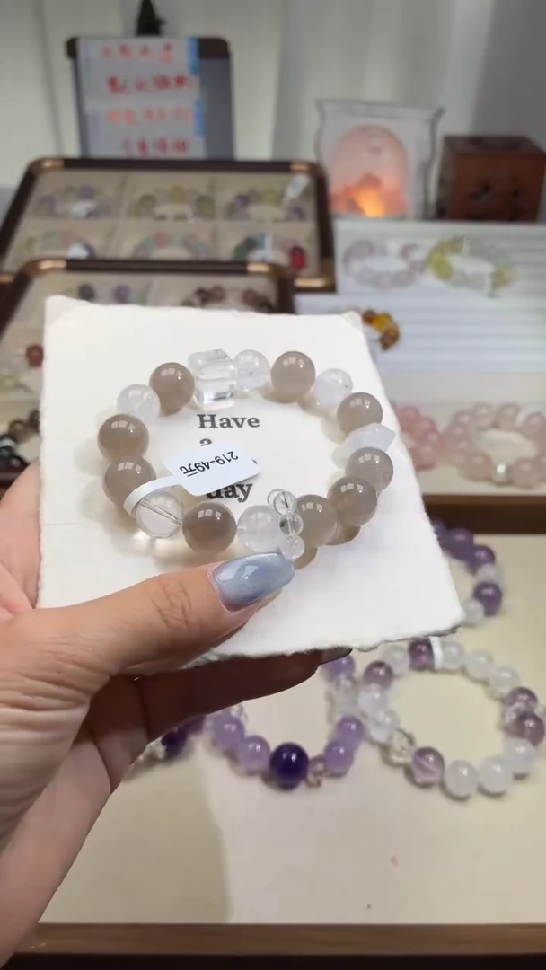 未镶嵌手串水晶219 (天然水晶默认有瑕,介意者勿拍)