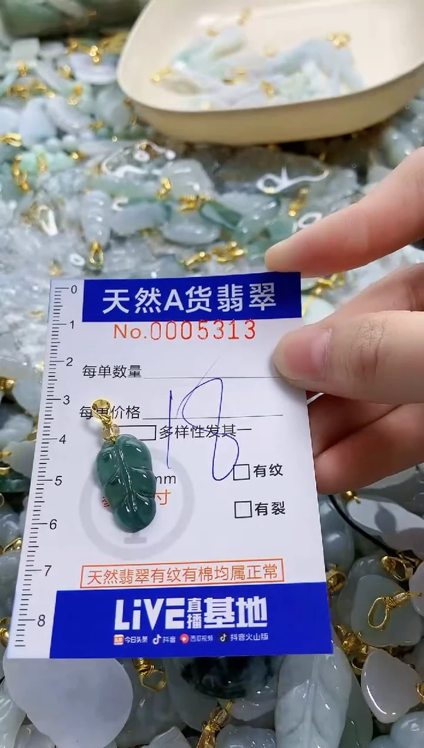 颈饰未镶嵌翡翠天然A货翡翠