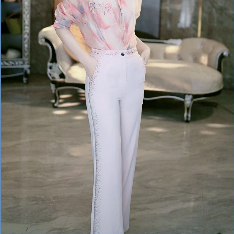 3-7【繁华都市】法式气质时尚百搭直筒裤（净版）